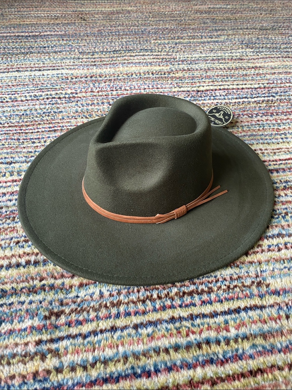 Frye Olive Felt Fedora